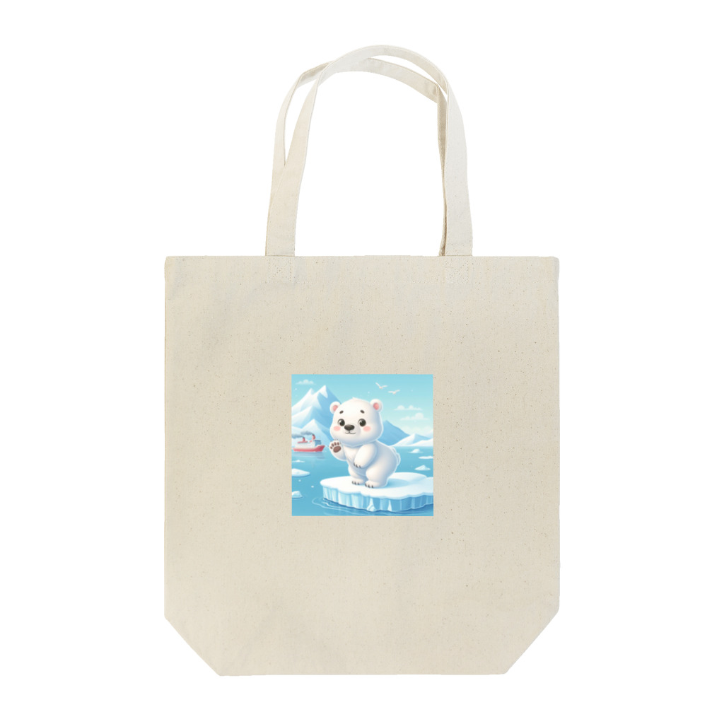 tmghillのキュートなシロクマのキャラクター Tote Bag