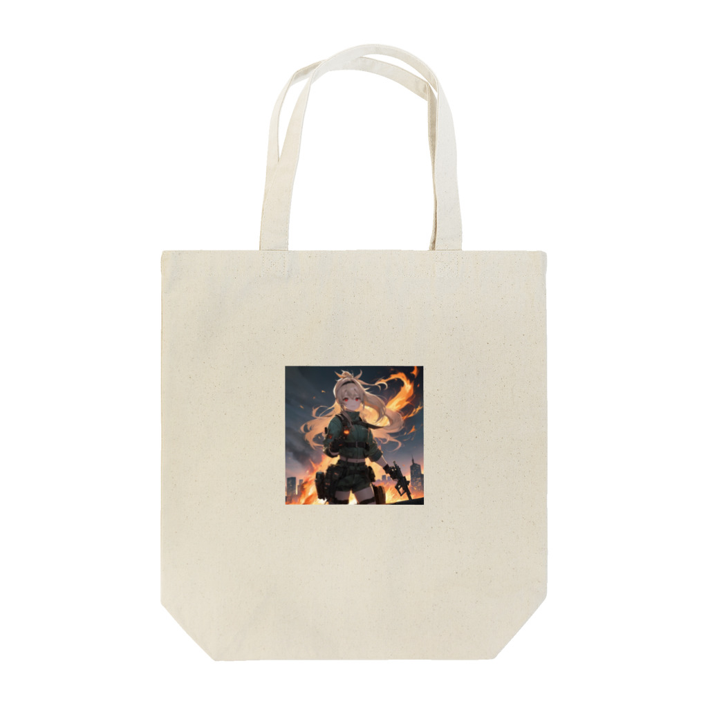 rn425の戦場の少女 Tote Bag