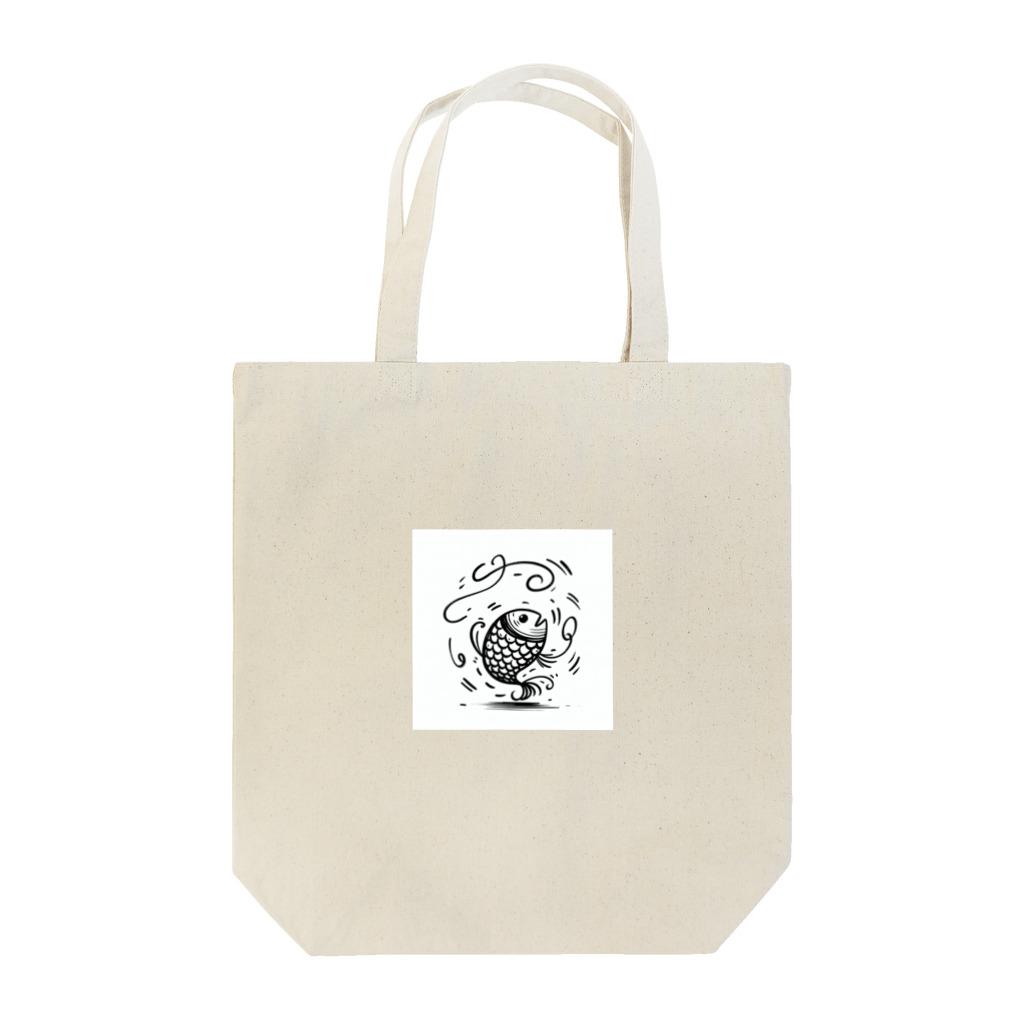 noBuのダンスしまくる魚 Tote Bag