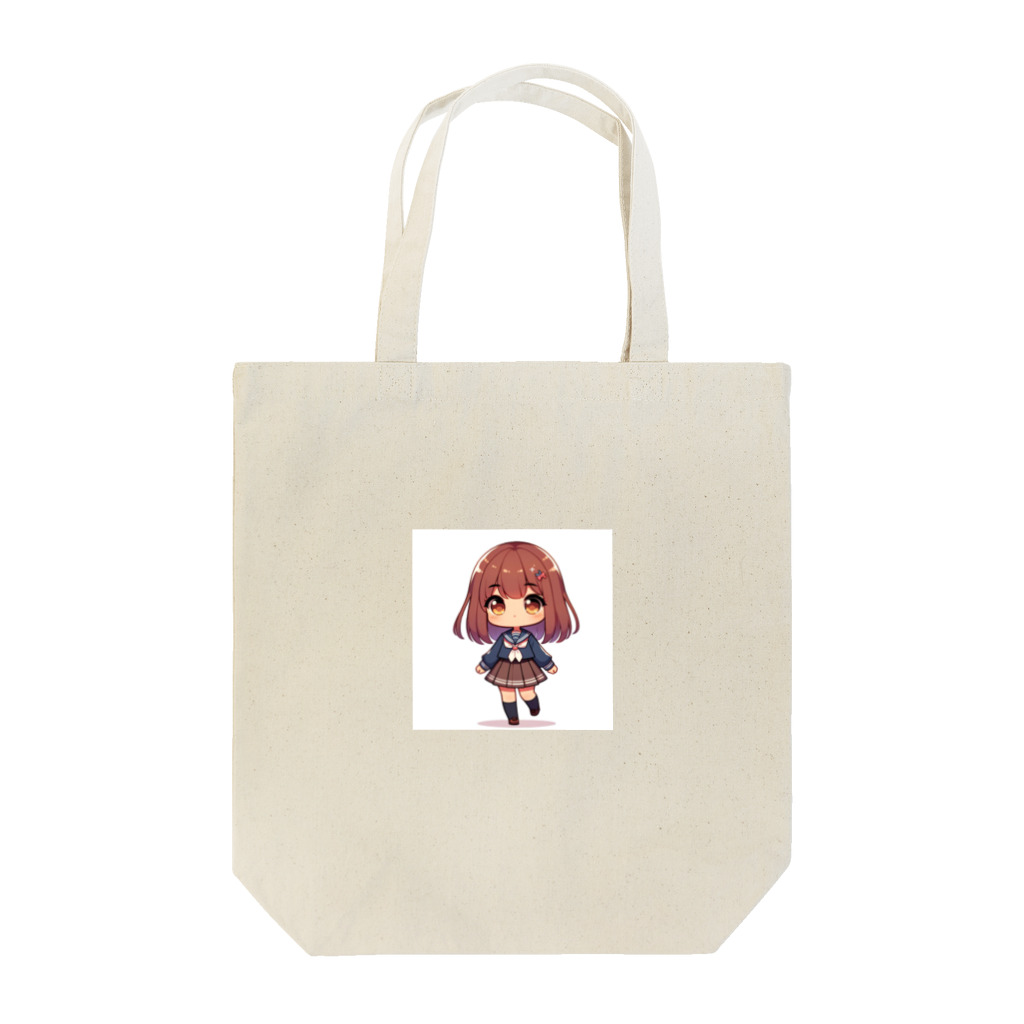 A-Intelligenceの可愛い制服の女の子シリーズ Tote Bag