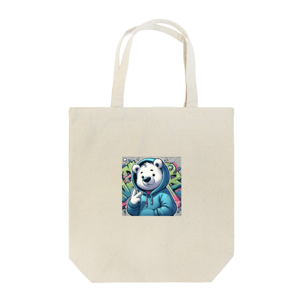 shishimaru444のHACCHYAKE SHIROKUMA Tote Bag