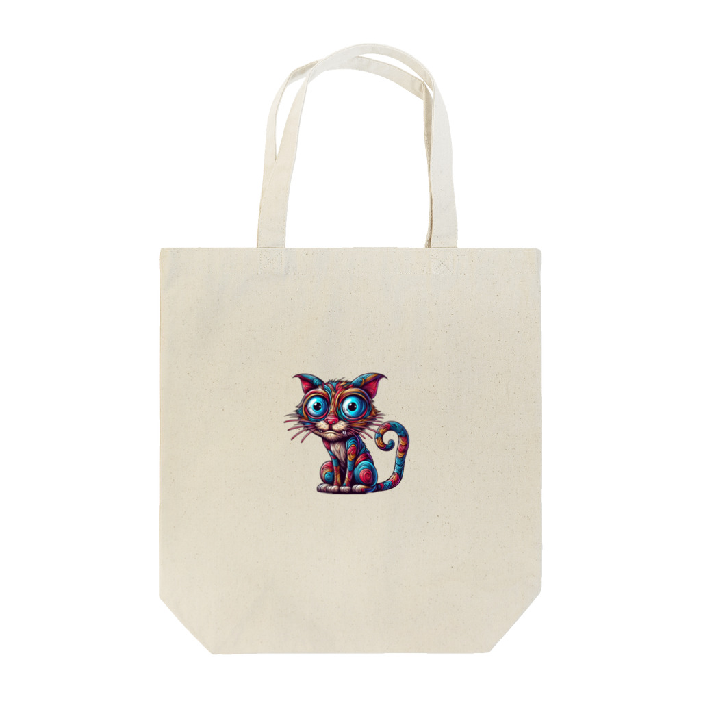 kyomukyomukarenのカラフル猫 Tote Bag
