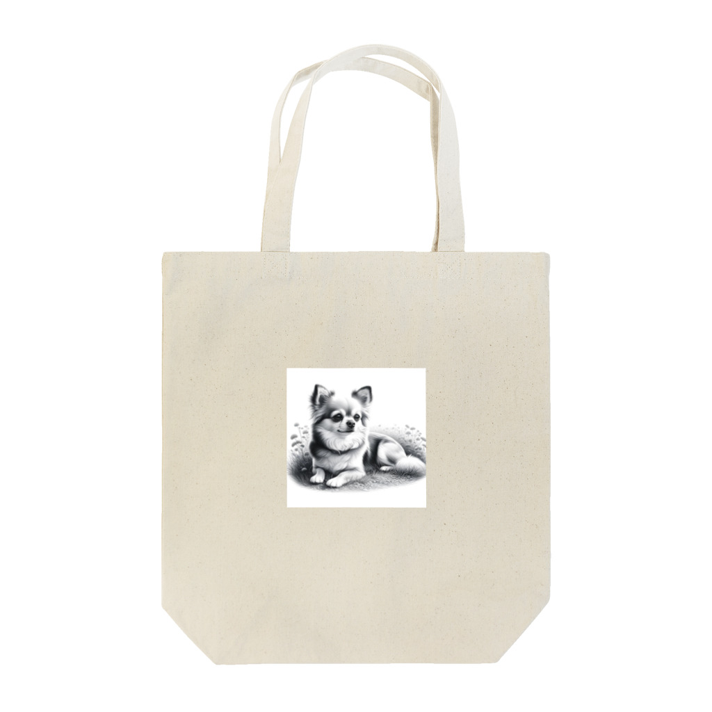 サボのドッグショップのチワポメ Tote Bag