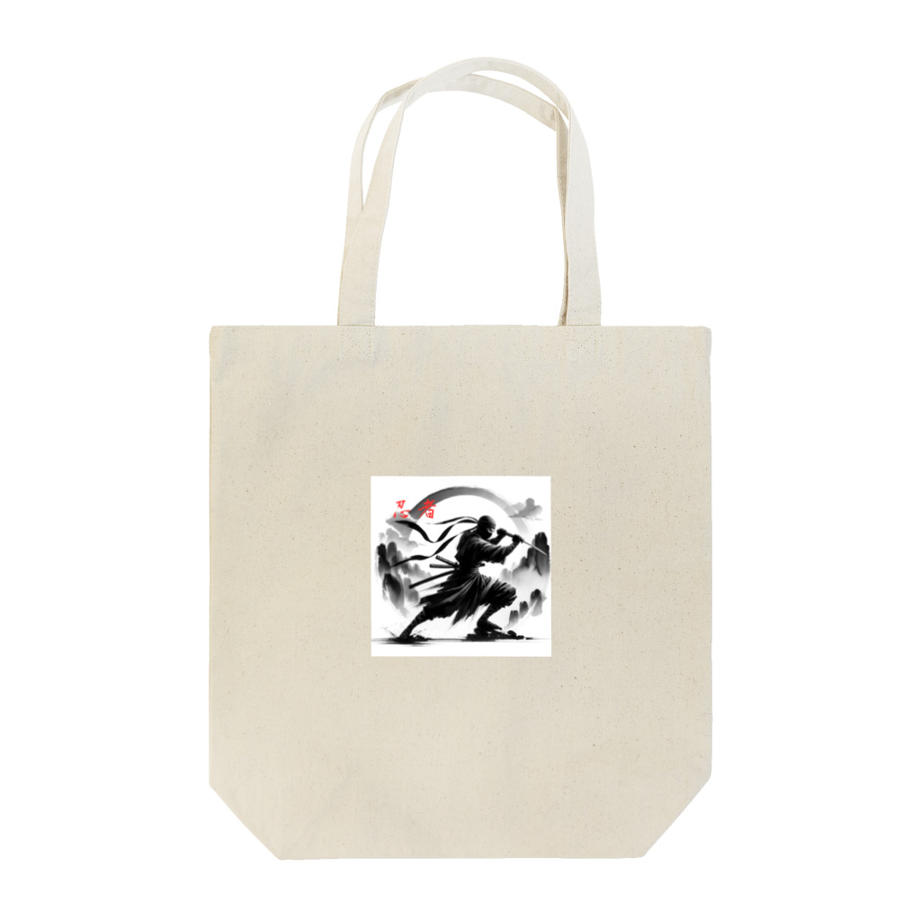 影の戦士コレクションの忍びの風 Tote Bag