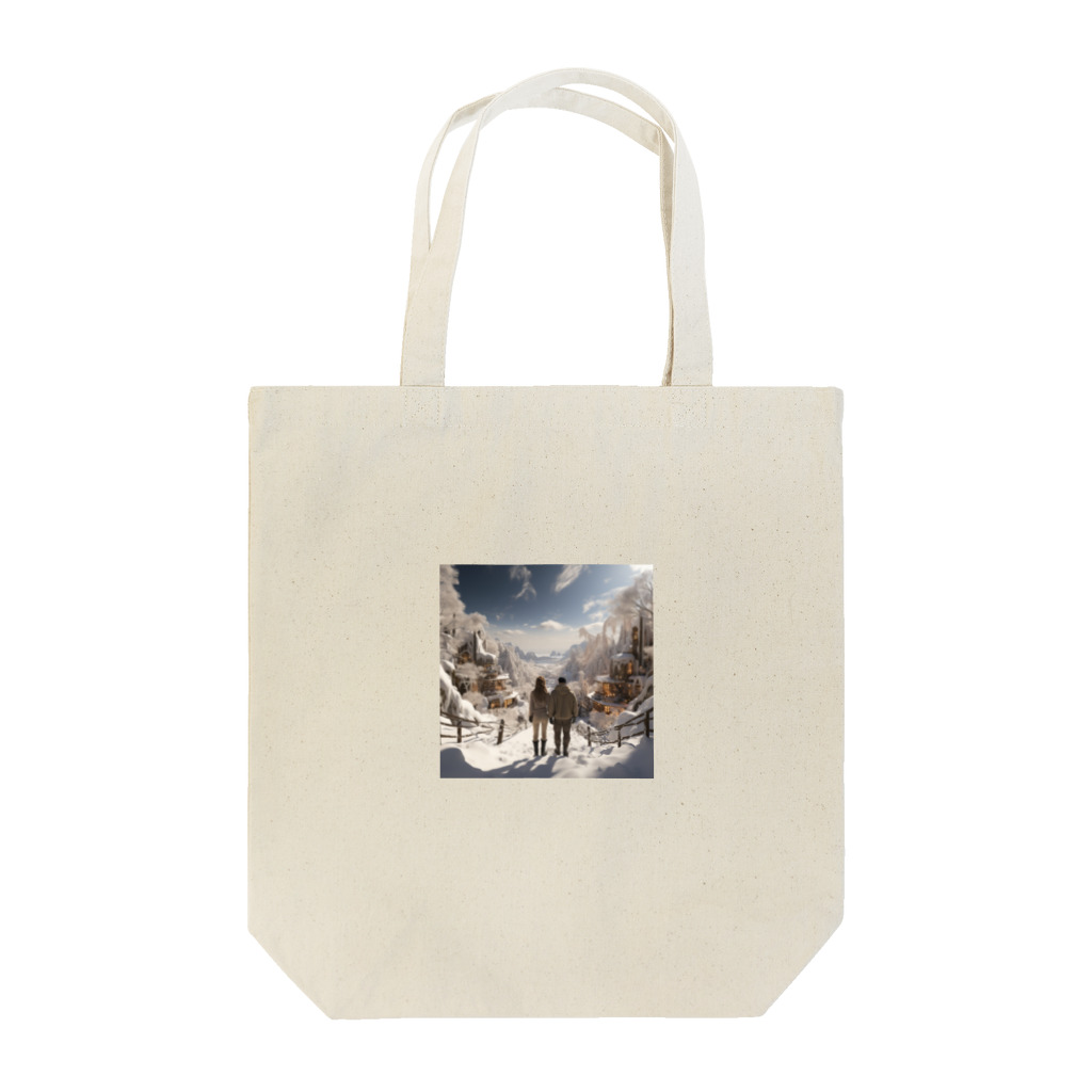 aoicanonのEnchanted Winter Vista Tote Bag