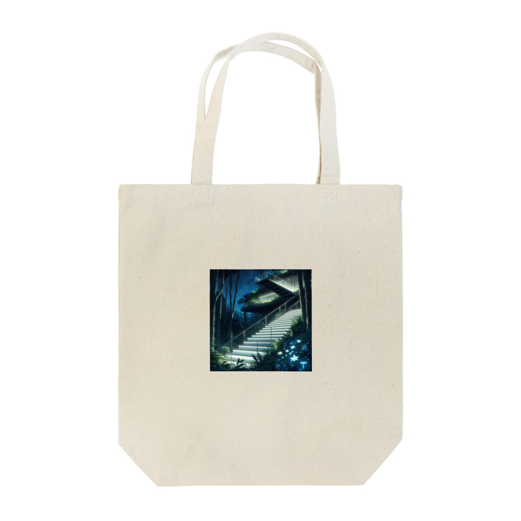 Irregular is beautifulのA Nighttime Journey through the Enchanted Forest Tote Bag