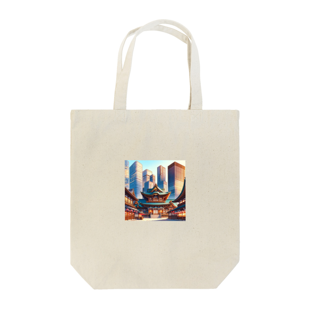 Irregular is beautifulのHarmony of Eras: The Tokyo Tapestry Tote Bag