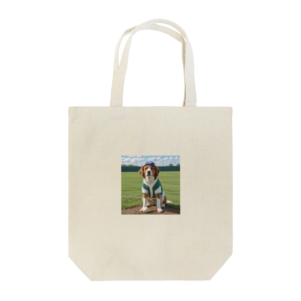 ぽめさくの犬野球 Tote Bag