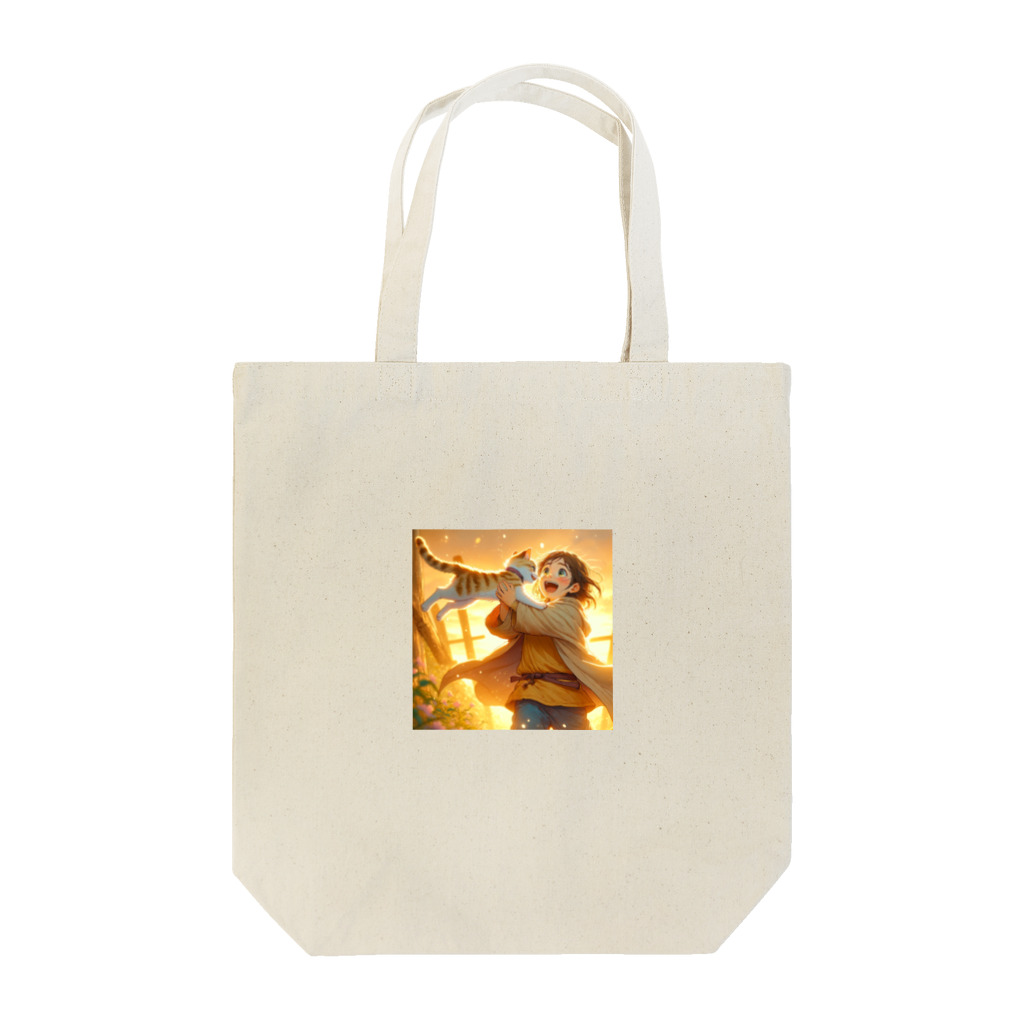 おしゃまんべのミコとアキの大冒険 Tote Bag