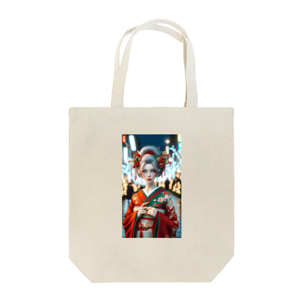 Modern Masteryの和洋折衷クリスマス Tote Bag