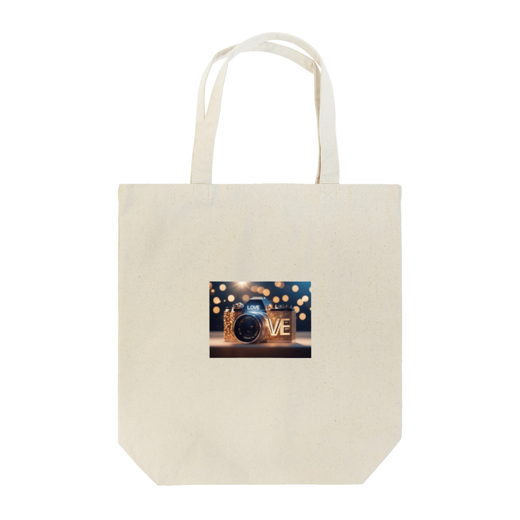 LOVEPOINTBOXのキラキラカメラ Tote Bag