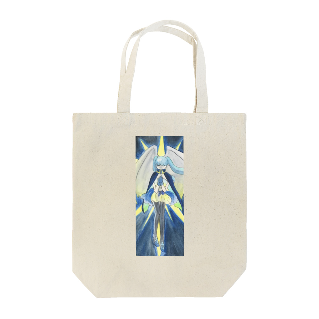 琉璃色クリエイトの蒼の天使（祈り） Tote Bag