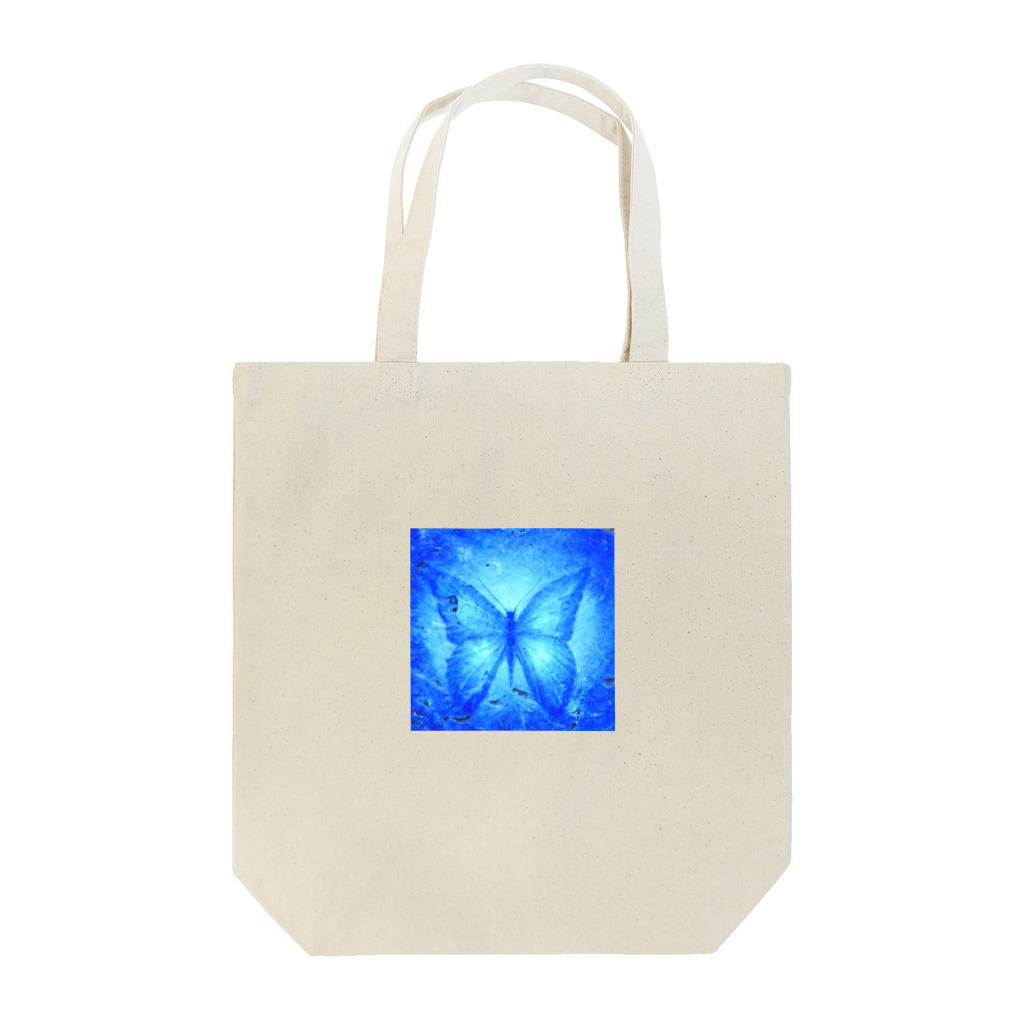 okanoxnekoの青い蝶 Tote Bag