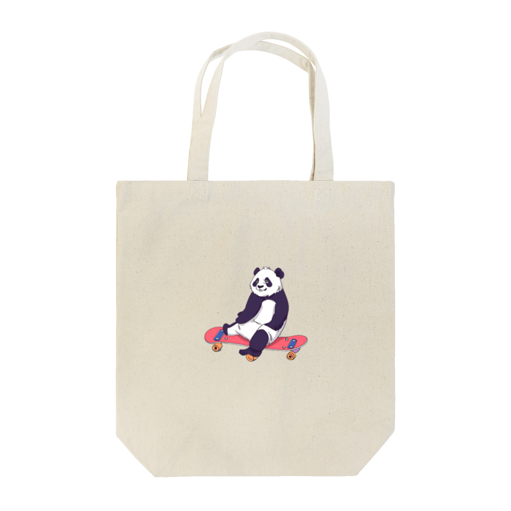 yacco-のお店のダイカット ある日のぱんだ Tote Bag