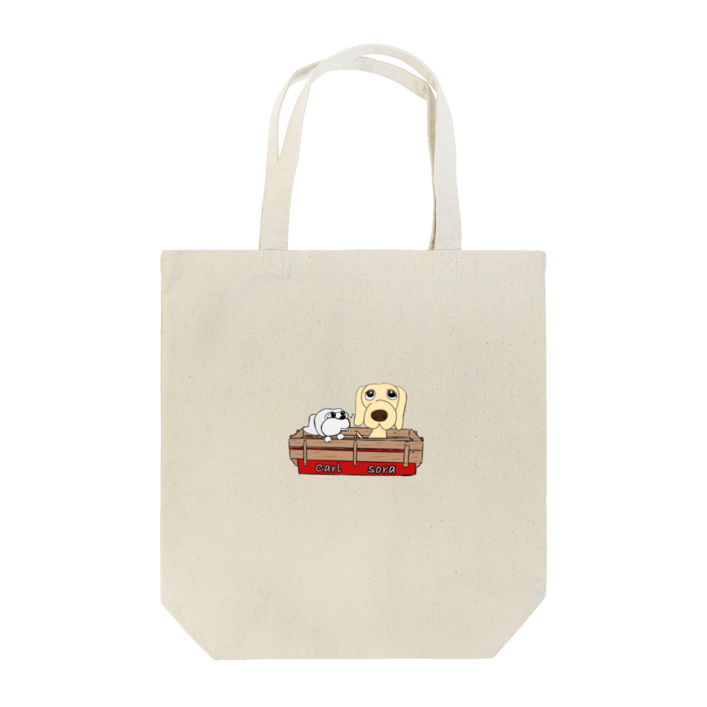 ソラッキーのsora  carl Tote Bag