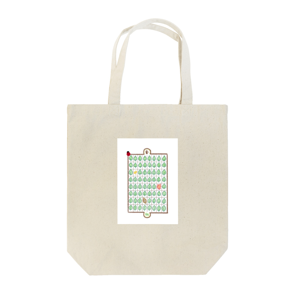 natsunofuu-の葉っぱ64枚とてんとう虫さん Tote Bag