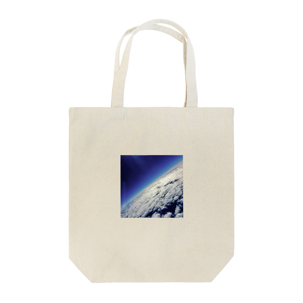 fullmoonの飛行機からみた地球 Tote Bag