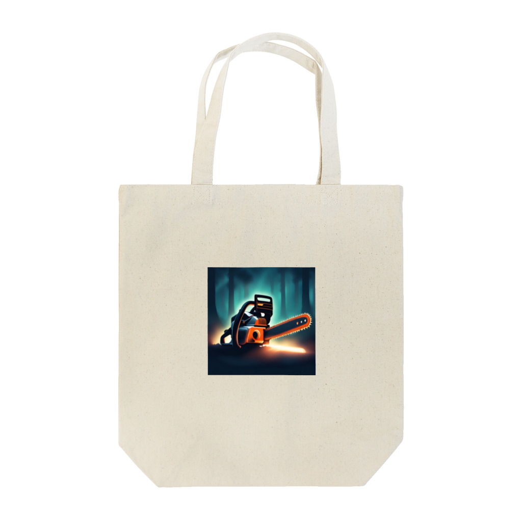 cool&stylishのDARK CHAINSAW チェンソー Tote Bag