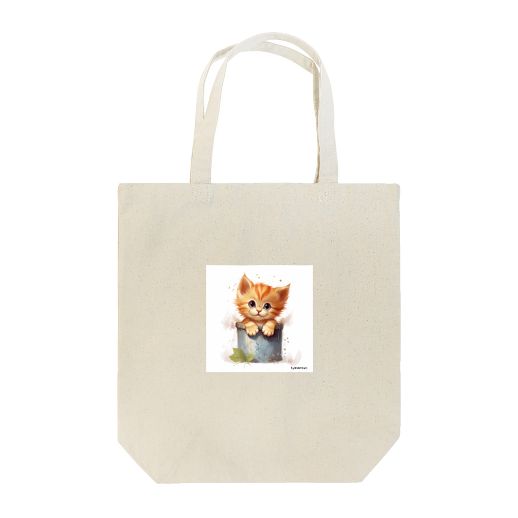 The Triplets Kkittensの三つ子ネコのアプル Tote Bag