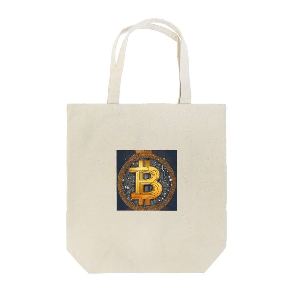 ビットのビットコインアート Tote Bag