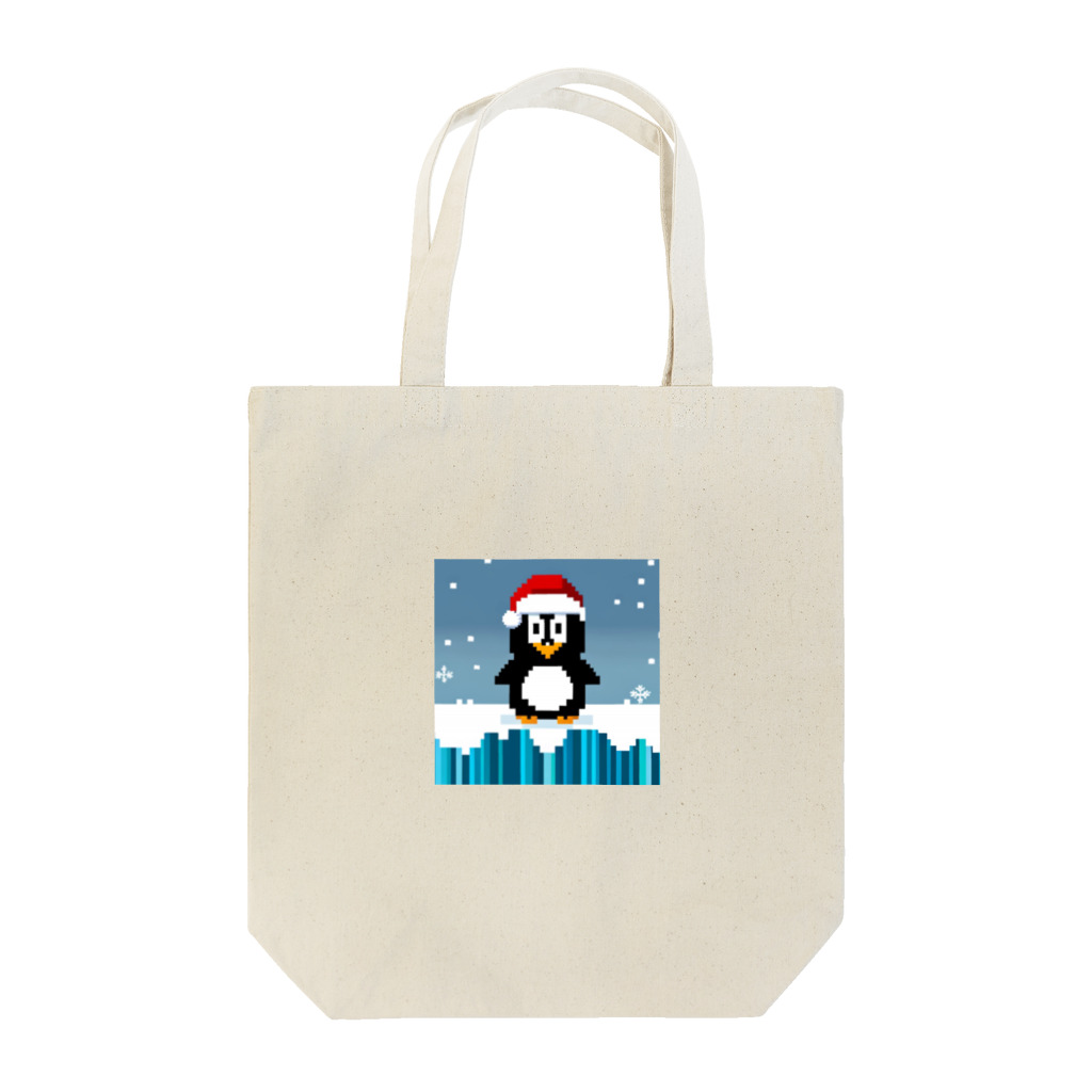 フリーダムのクリスマスの陽気なペンギン Tote Bag
