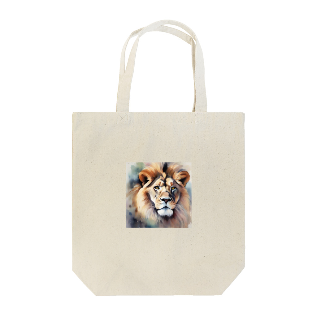 animals lovingのライオン水彩画５ Tote Bag