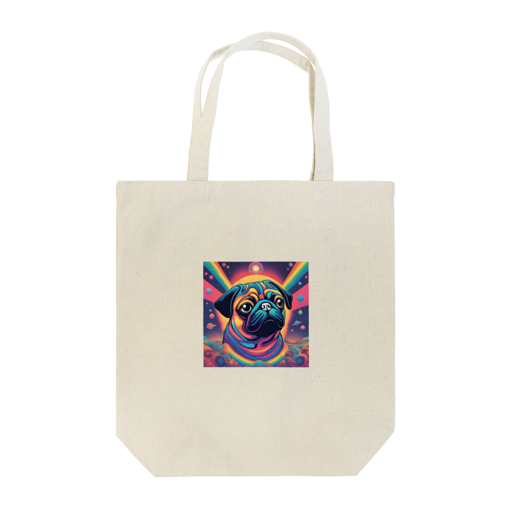 Anniversary TRIBEのあにとら【パグ】 Tote Bag