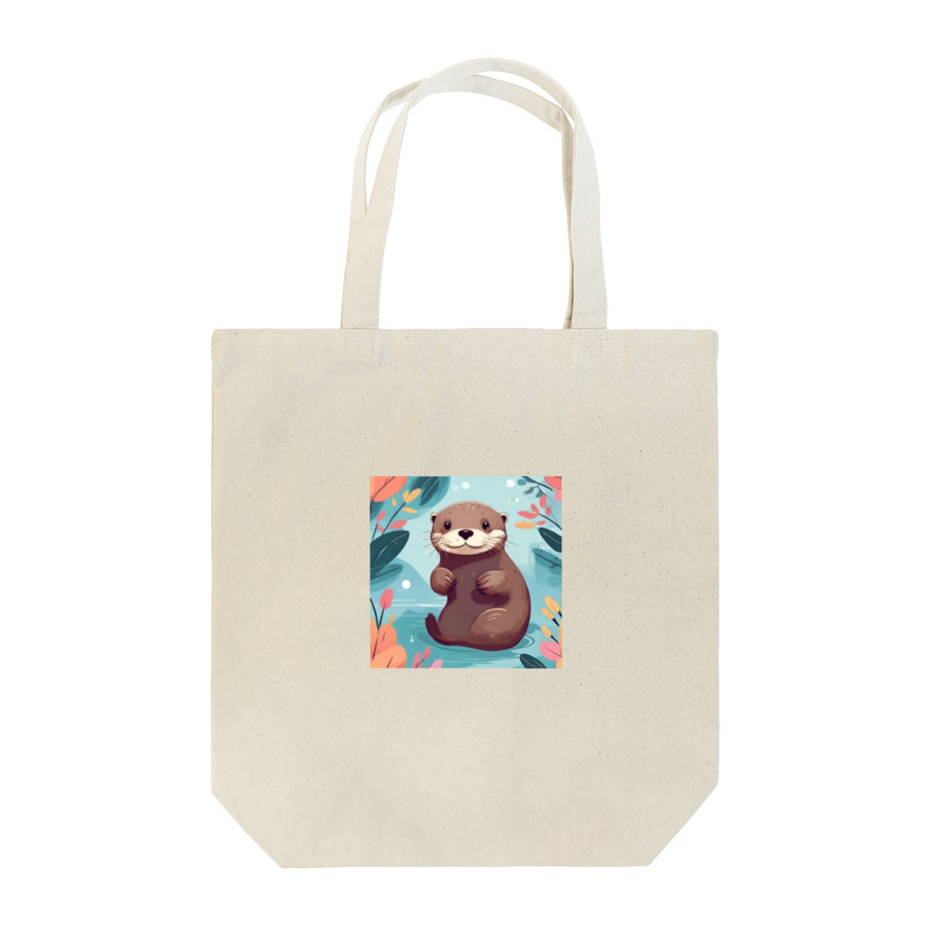 YOO1978の(*≧з≦)カワウソのグッズ Tote Bag