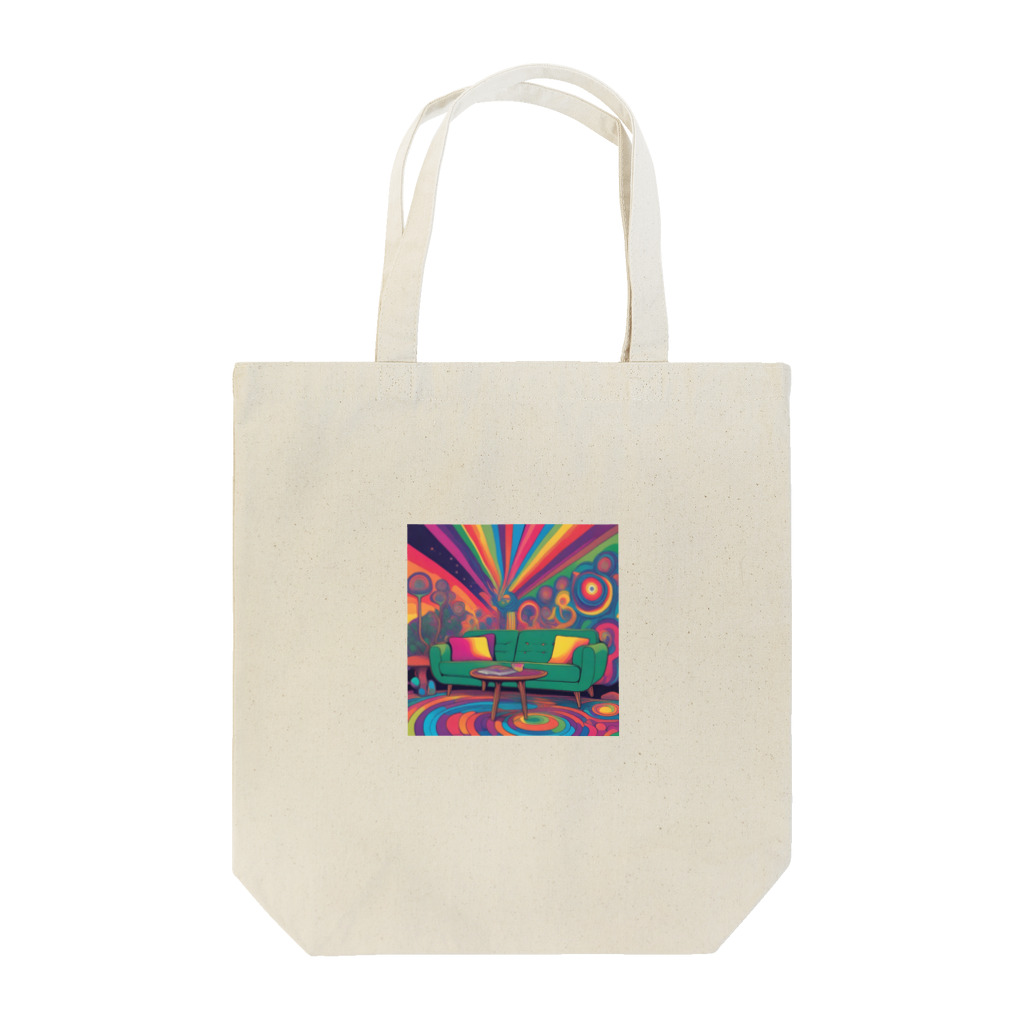 ranranのグリーンソファーのある風景 Tote Bag