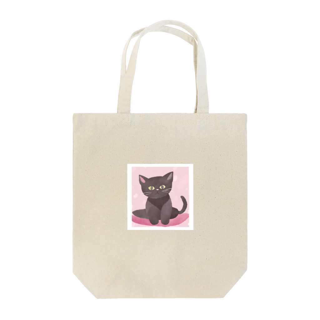 木馬の黒猫ちゃん Tote Bag