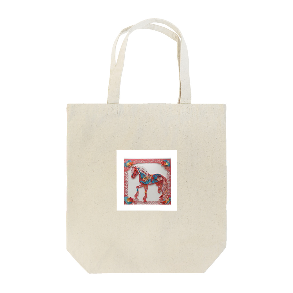 グローバル競馬のエルメスホース Tote Bag