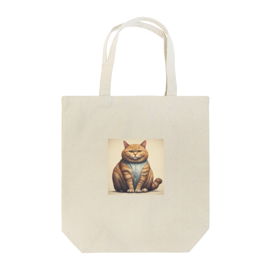 machakooのぽっちゃり猫 Tote Bag