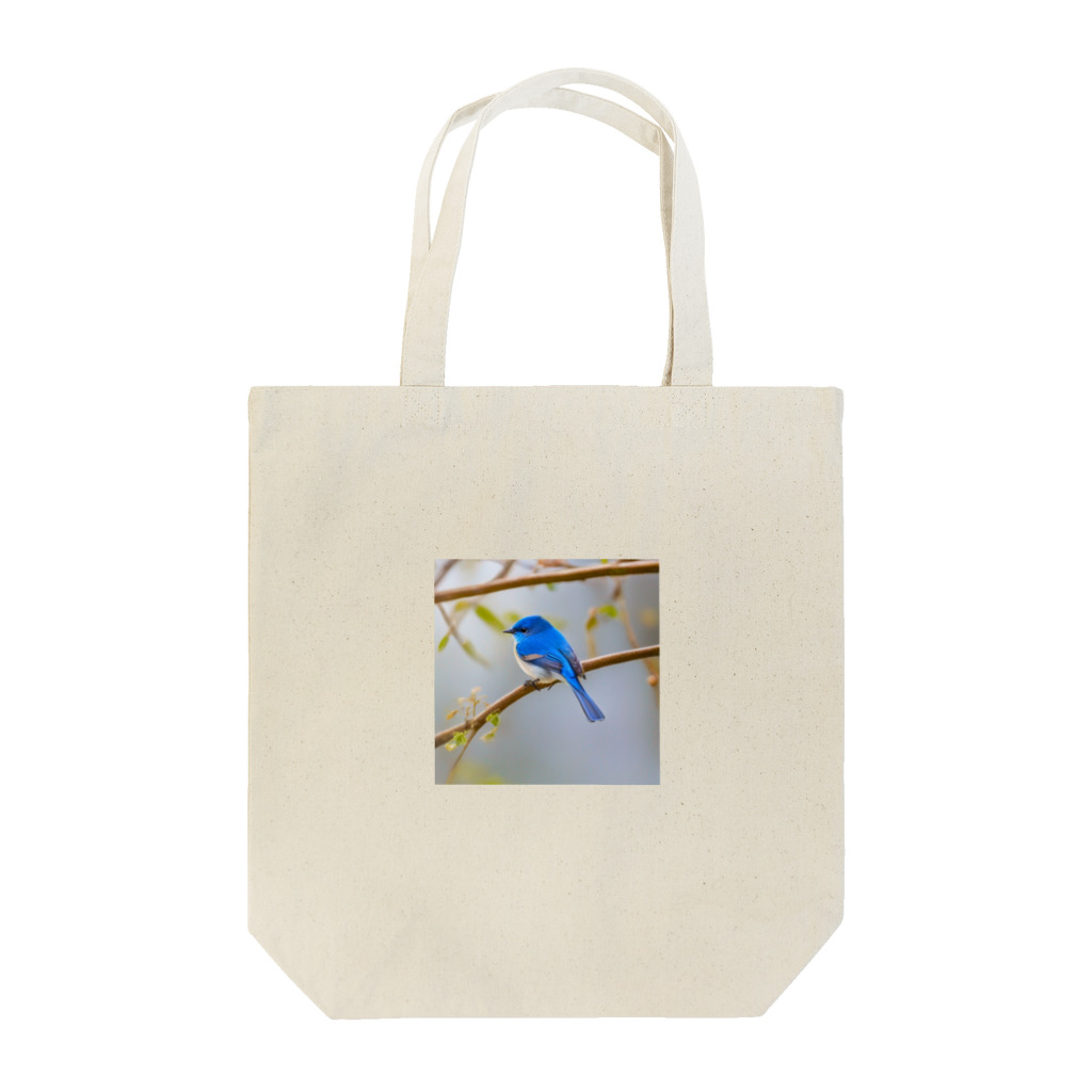 DROOMの自然と蒼い鳥 Tote Bag