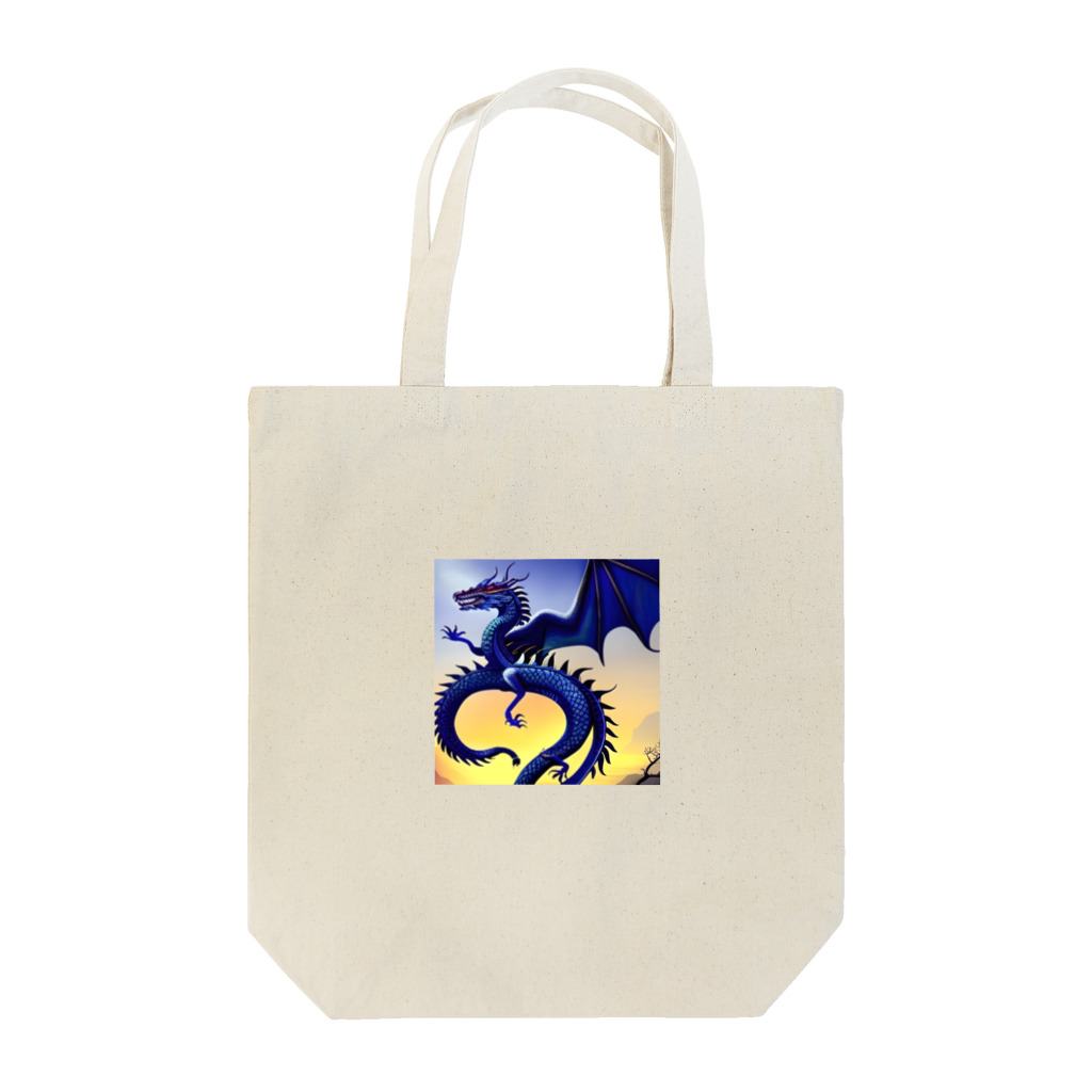 幸せアートワールドのCOOLな龍 Tote Bag