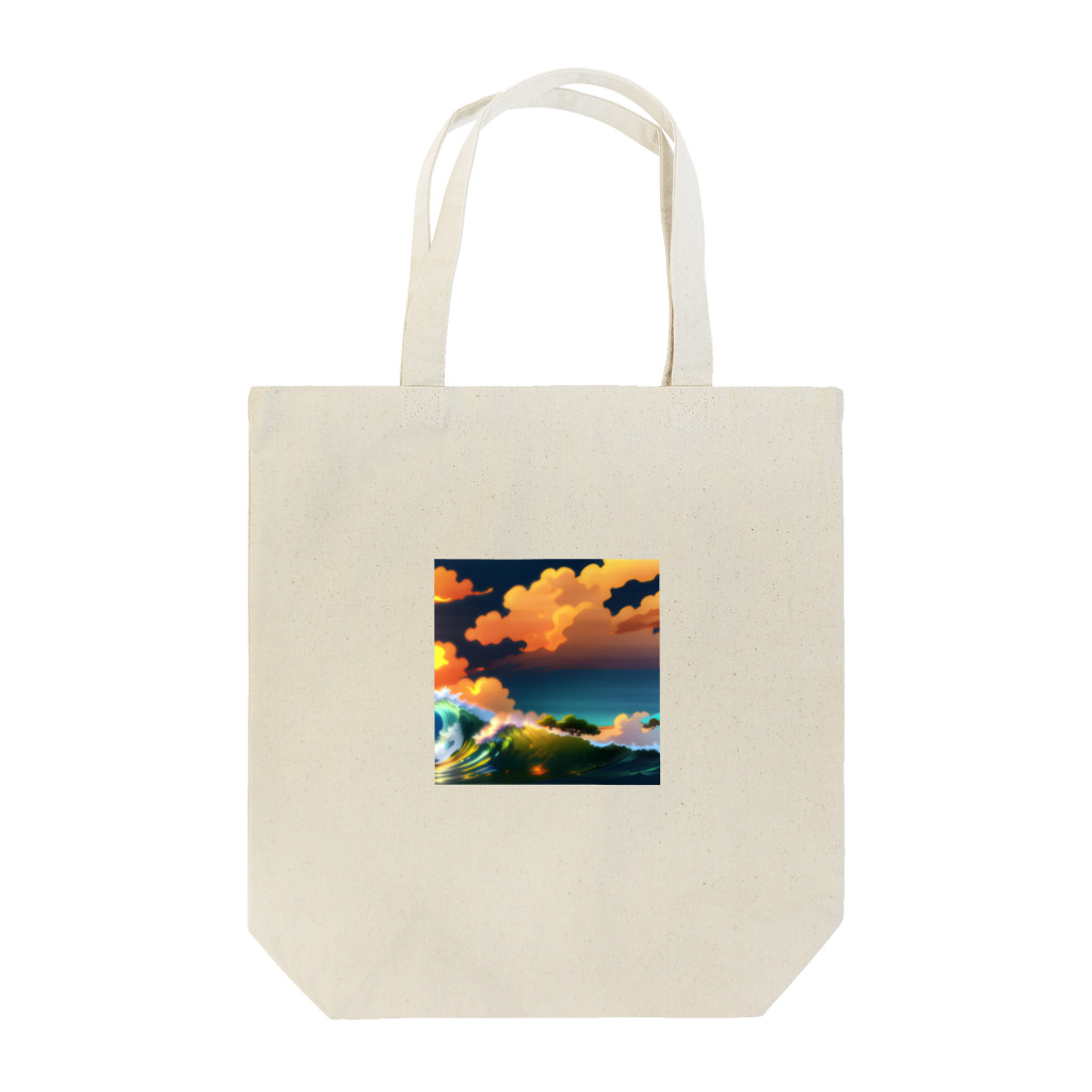 tetsuの海！朝日！ Tote Bag