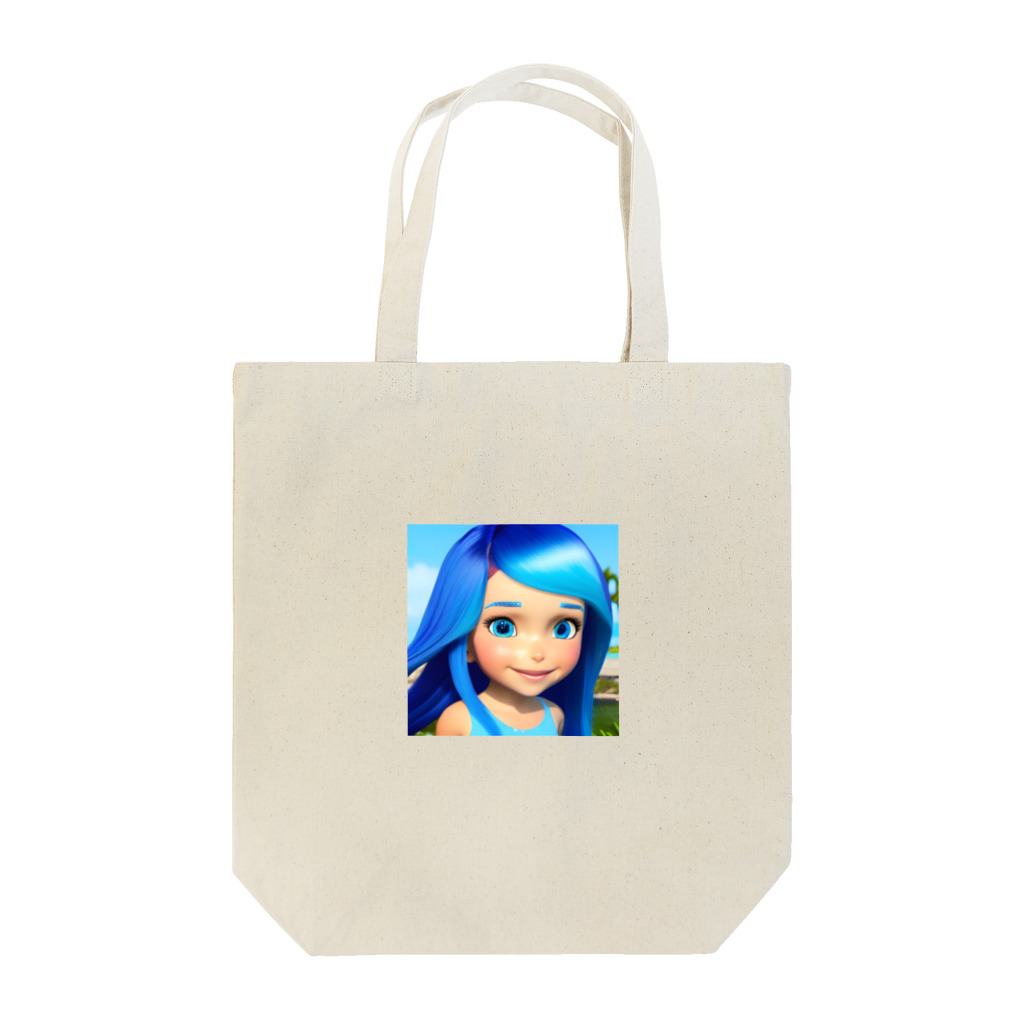 the blue seasonのミア・アクアマリン Tote Bag