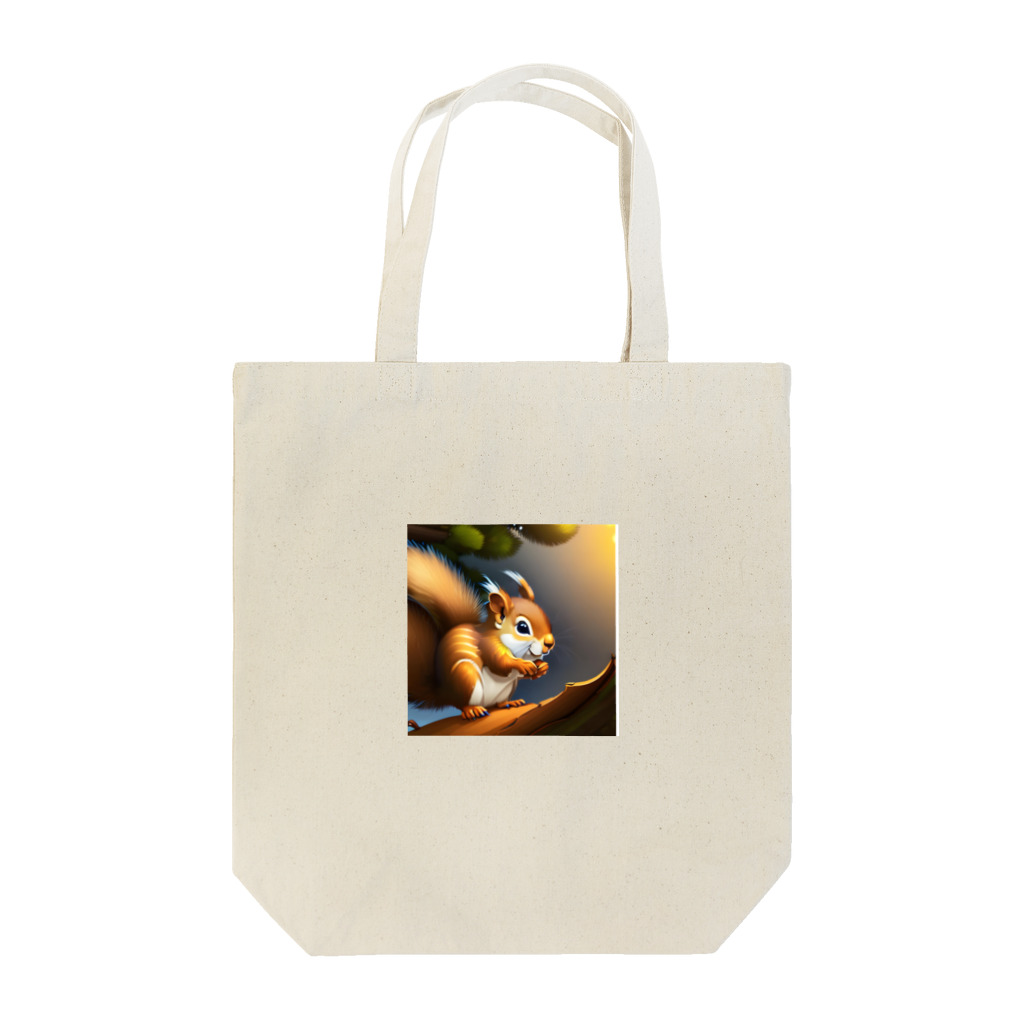 山田　太郎の可愛いリスグッズ Tote Bag