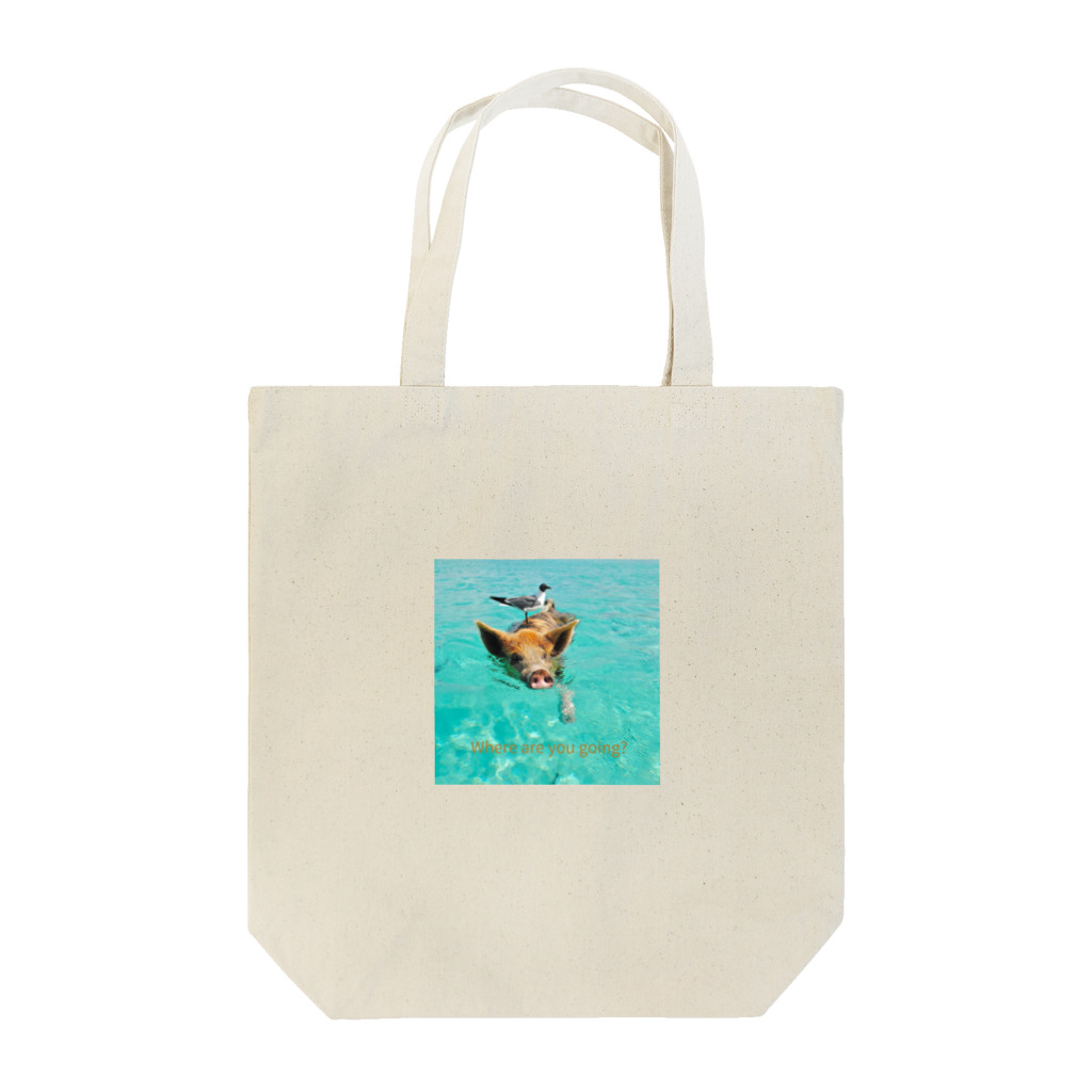 MOMOTAKAショップの海のかけら - ピグとバード Tote Bag