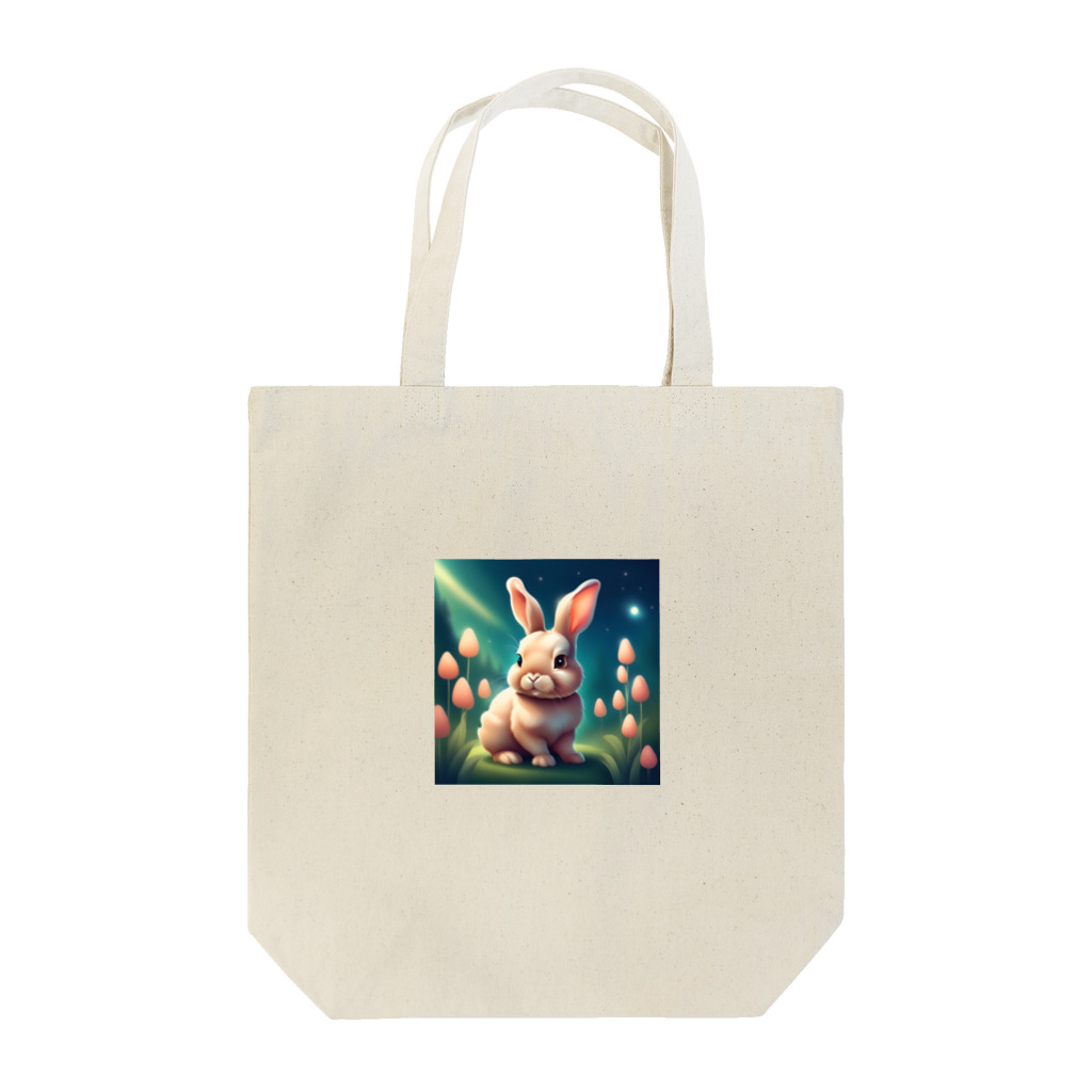 あゆあゆちゃんねるの可愛いうさぎのイラストグッズ Tote Bag