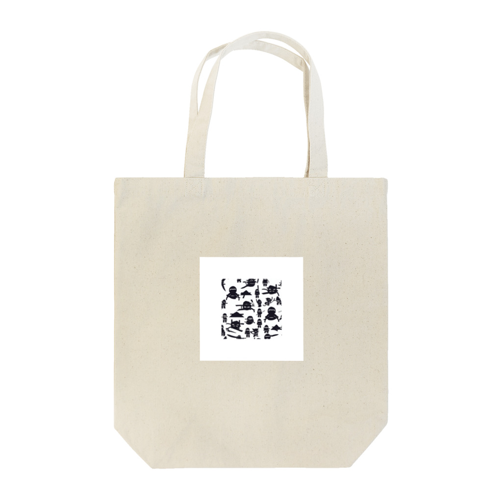 忍者のシンプルな忍者のイラストが入ったグッズ Tote Bag