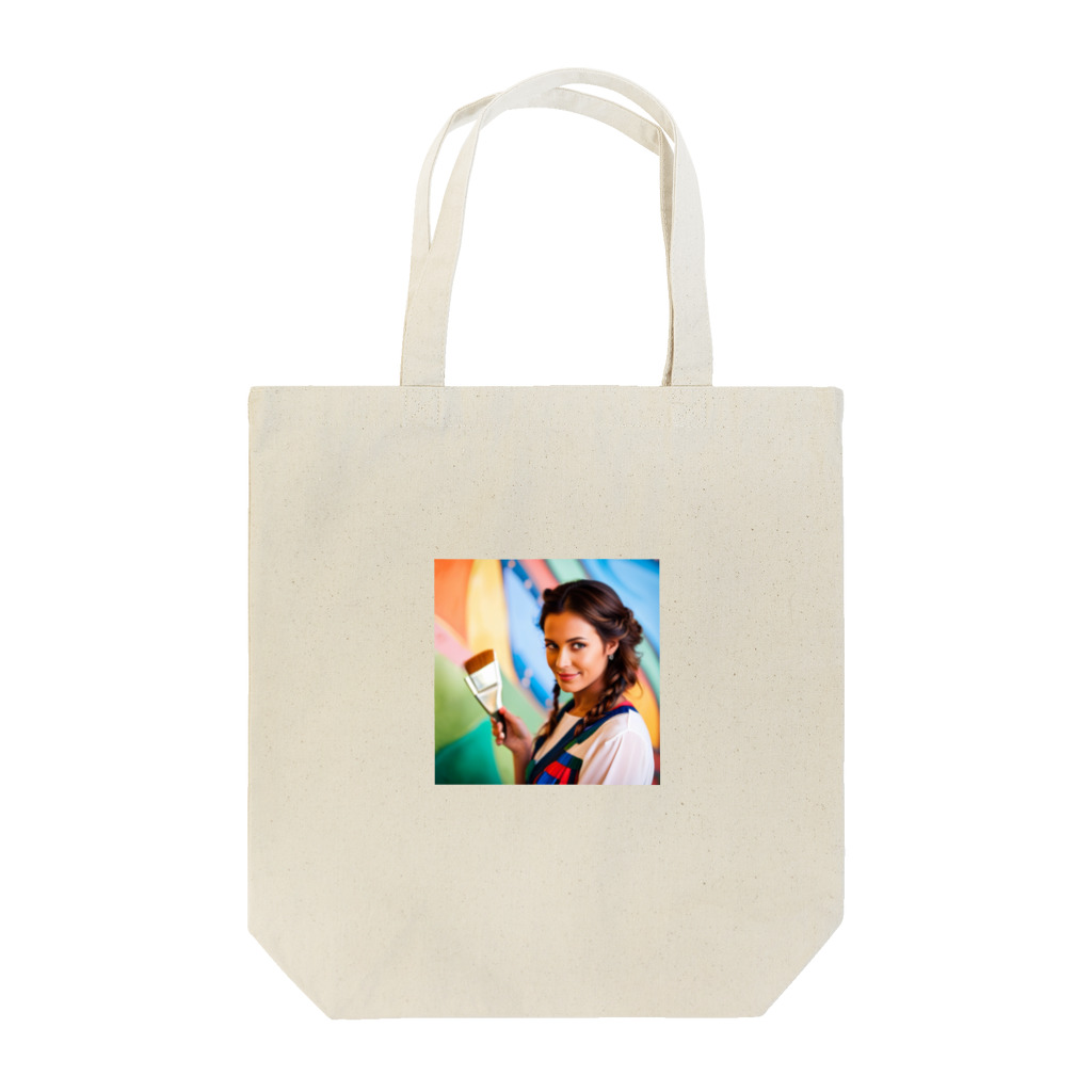 Stylishのアートな女性 Tote Bag