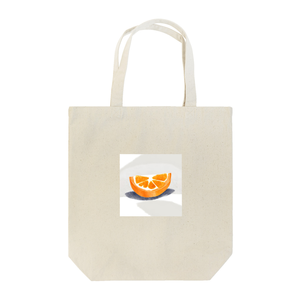 萌え断グッズのオレンジの断面 -隠れハート- Tote Bag