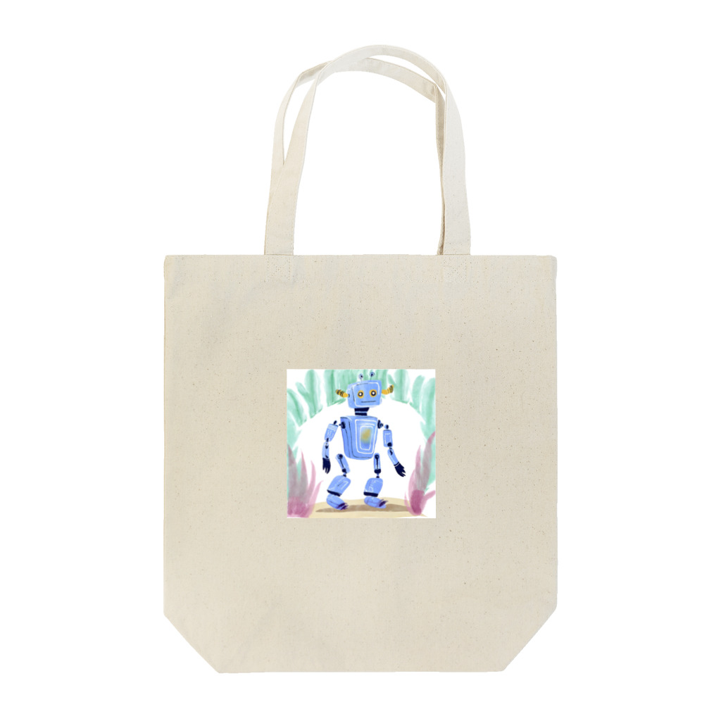 オリジナルショップのかわいいロボット Tote Bag