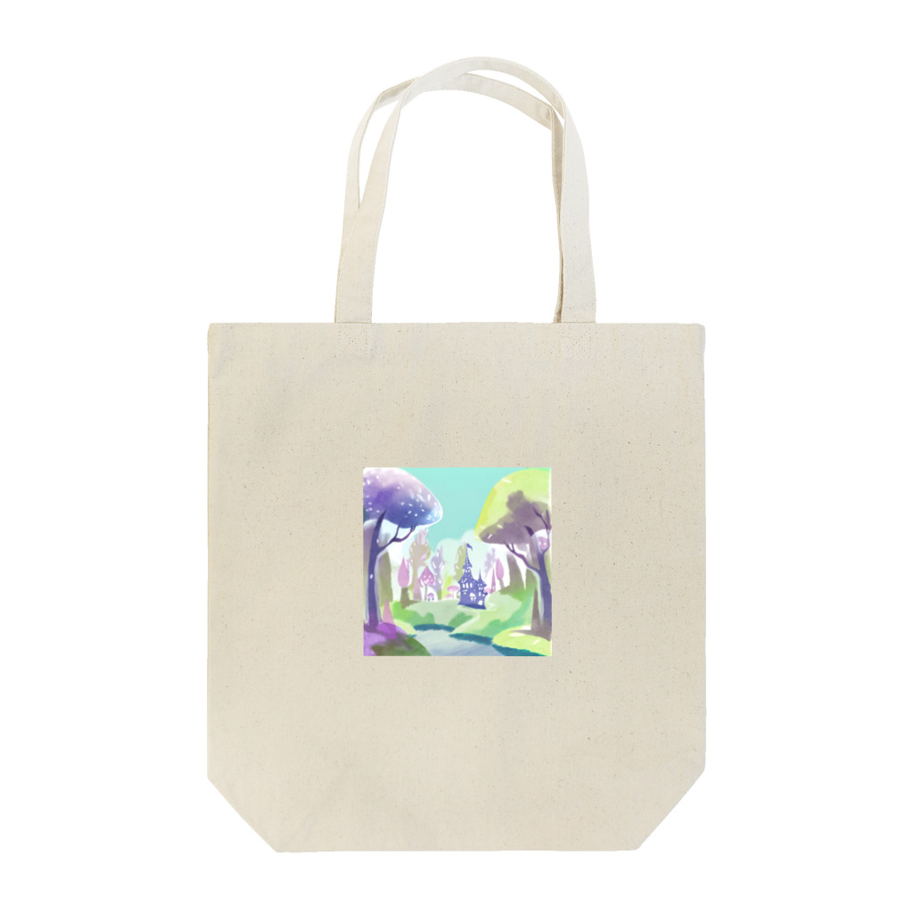 dxwtcrs94zの森のイラストグッズ Tote Bag