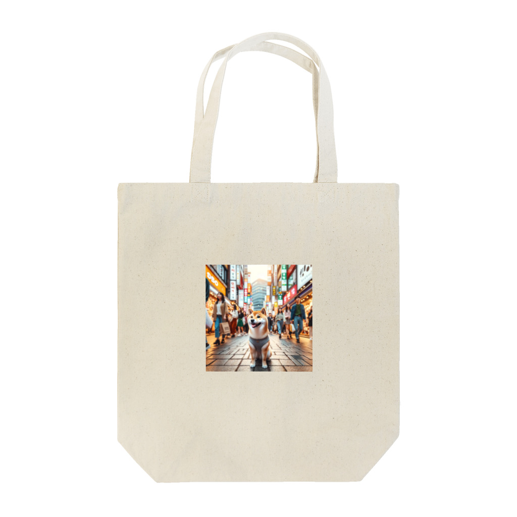 japantravelの柴犬のソウル散歩 Tote Bag