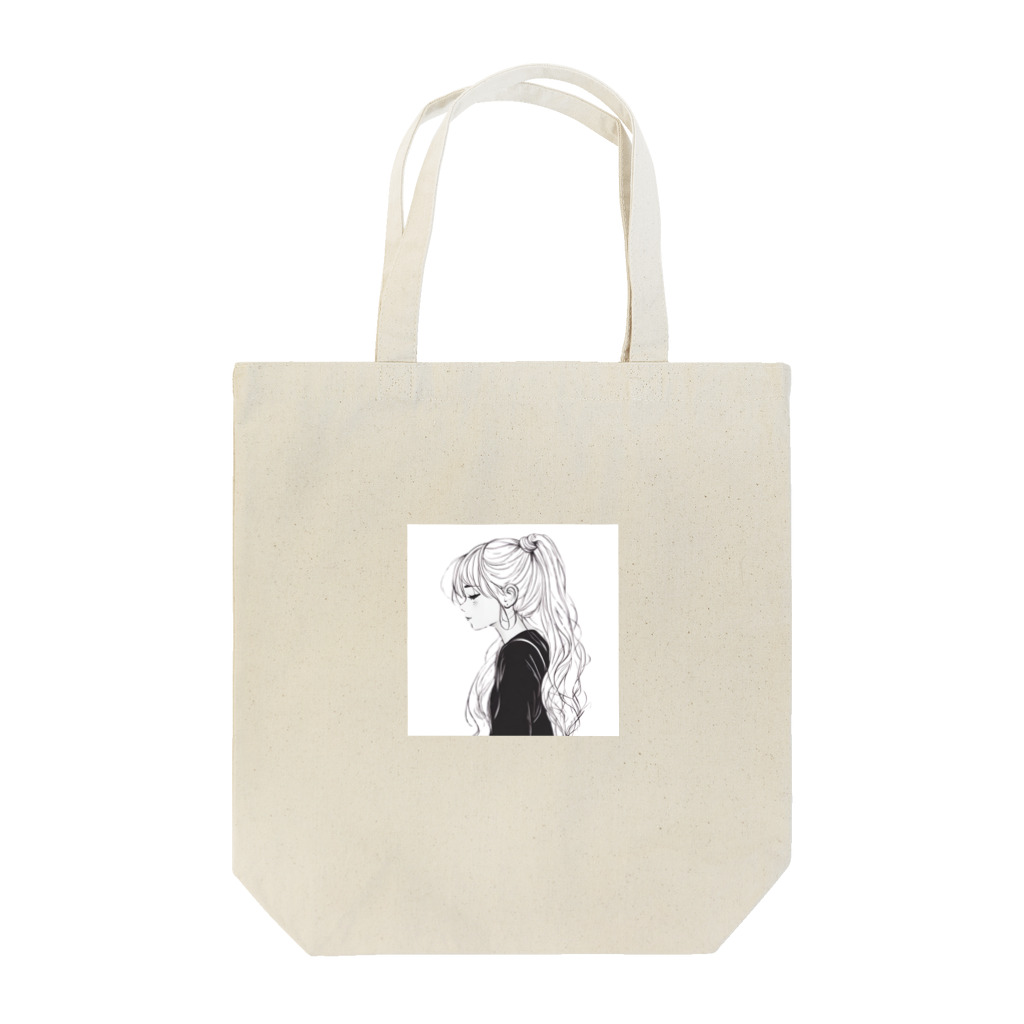 ニャン丸の横顔のときめき Tote Bag