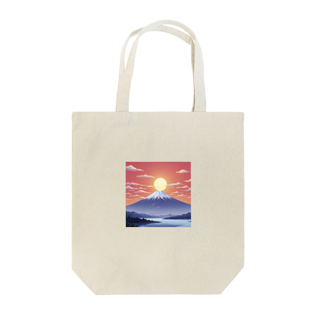 horiesotaのドット絵の朝日 Tote Bag