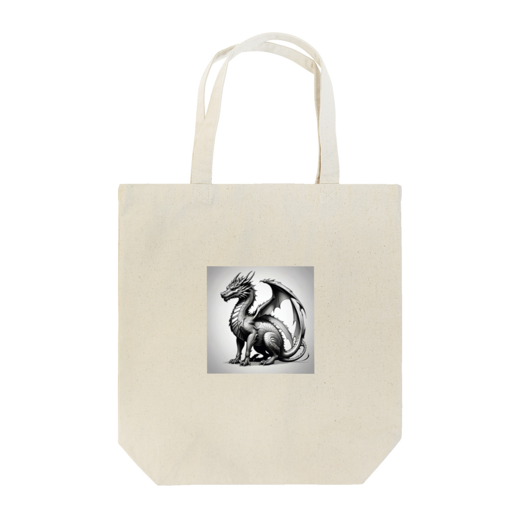 cotaro_worksのドラゴン　鉛筆画23 Tote Bag