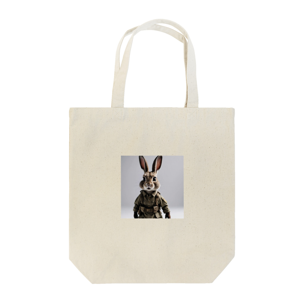 TDK_TDKの軍人ウサギ#9 Tote Bag