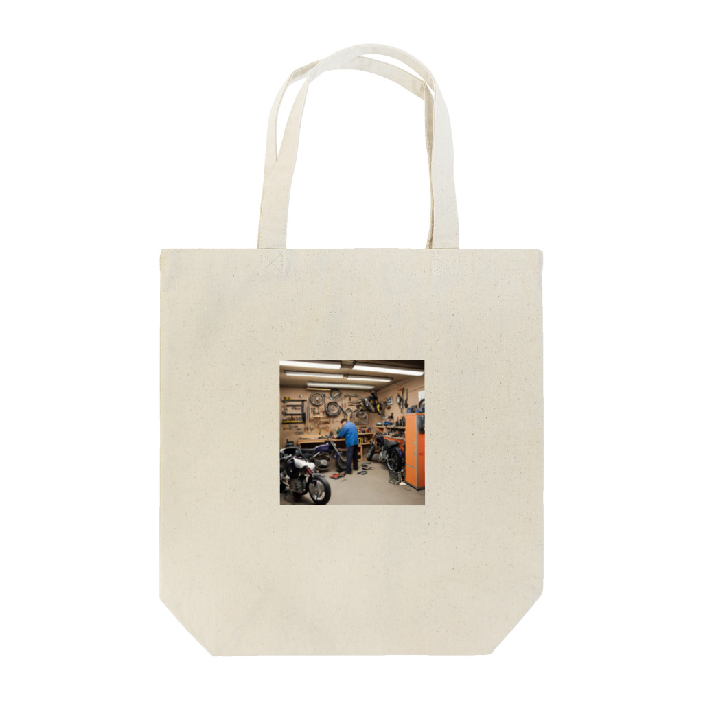 the blue seasonの熟練のメカニック、創造の空間 Tote Bag